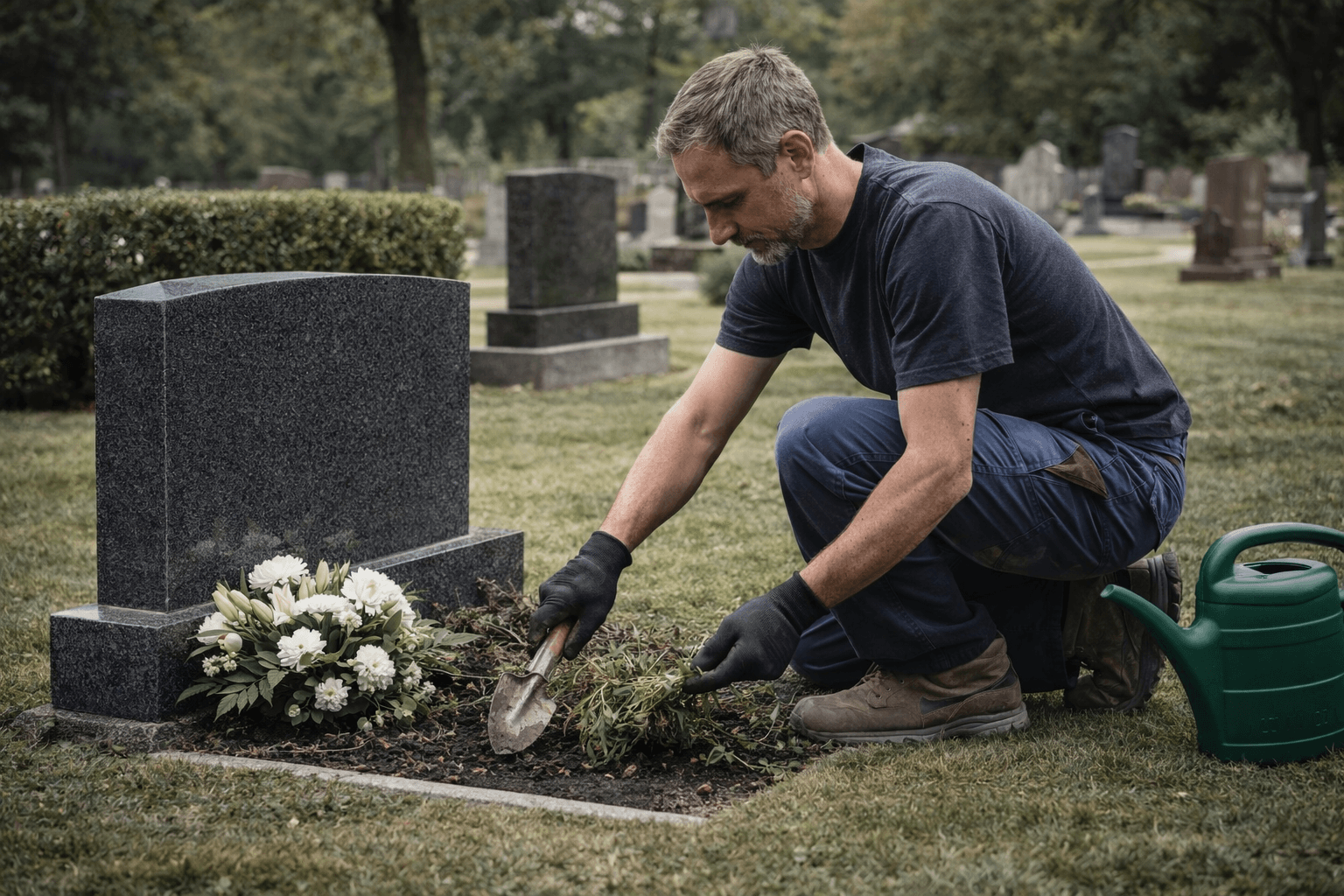 Уход за могилами